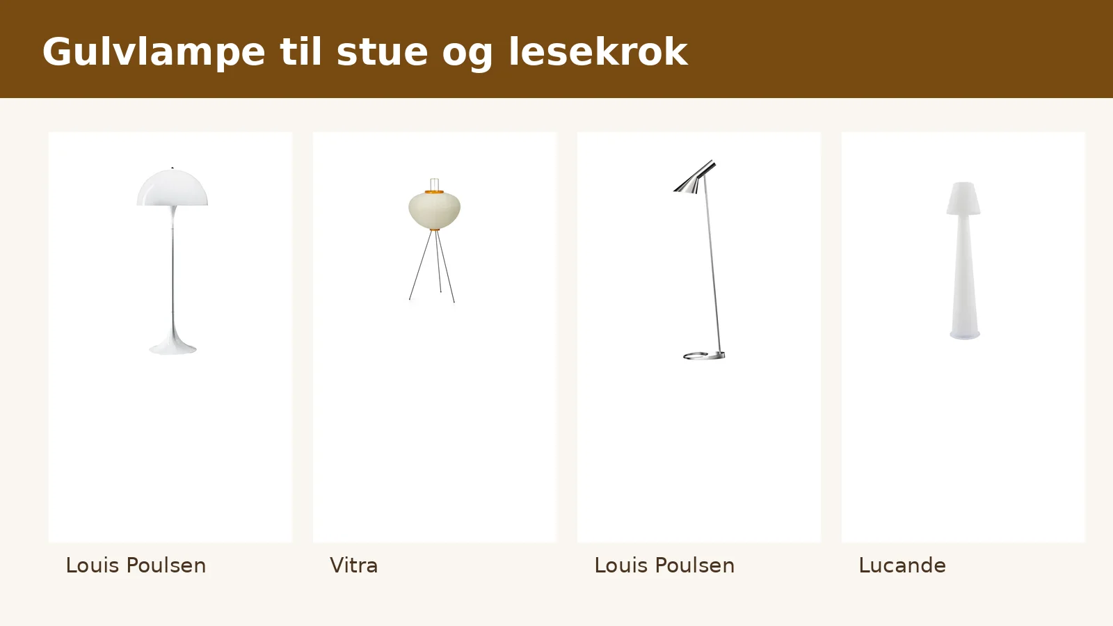 Gulvlampe til stue: slik treffer du på lys og plassering