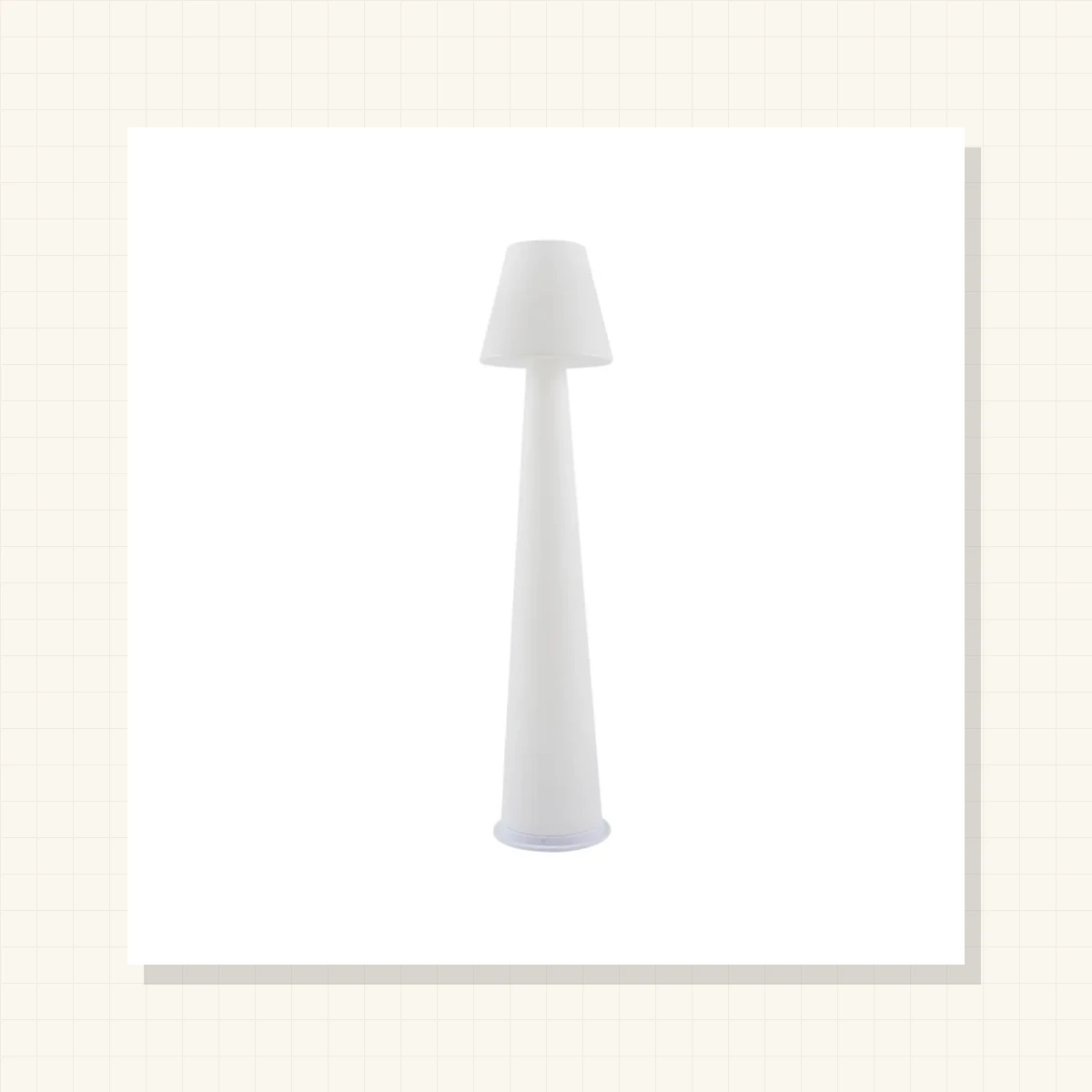 Gauri Portable gulvlampe hvit