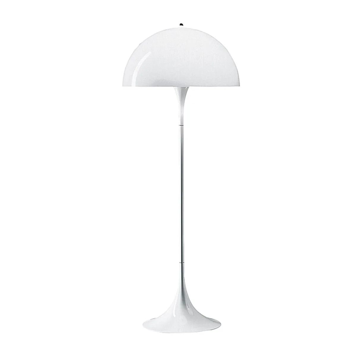 Panthella gulvlampe hvit/opal